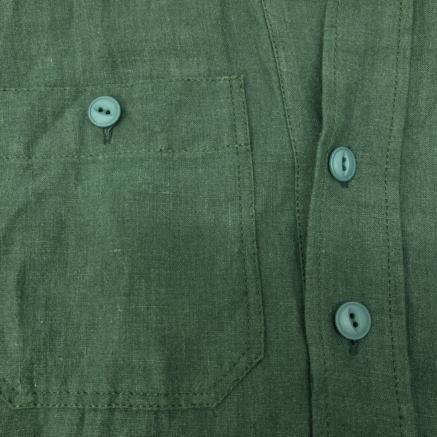 BLUEBIRD BOULEVARD ブルーバードブルバード ｸﾞﾘｰﾝ ﾘﾈﾝ100 ﾛﾝｸﾞｼｬﾂﾜﾝﾋﾟｰｽ ワンピース Ｍ