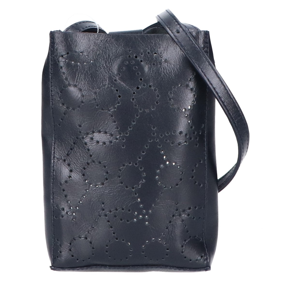 BONPOINT ボンポワン 【新品同様】W02GBALF0101-070 パンチングデザイン ショルダーバッグ