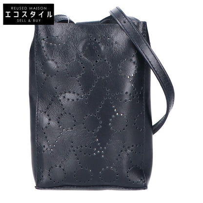 BONPOINT ボンポワン 【新品同様】W02GBALF0101-070 パンチングデザイン ショルダーバッグ