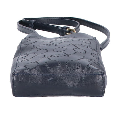 BONPOINT ボンポワン 【新品同様】W02GBALF0101-070 パンチングデザイン ショルダーバッグ