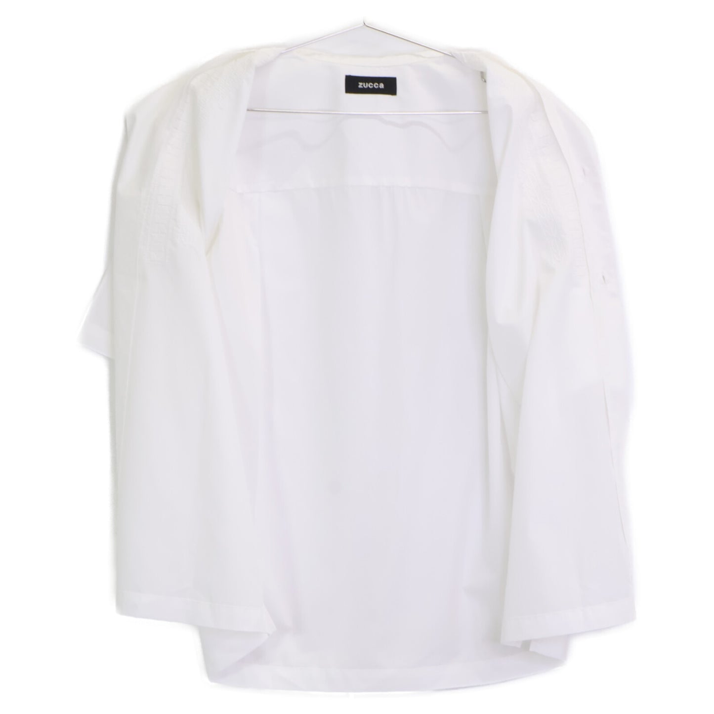 ZUCCa ズッカ 【美品】CZ54FK520 ラダーレース刺繍 半袖シャツ/ トップス M