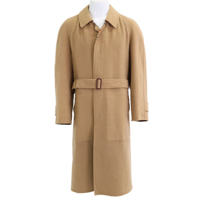 Burberry's バーバリーズ WW077-691-50 紺ﾀｸﾞ ﾍﾞｰｼﾞｭ ｳｰﾙ ﾉﾊﾞﾁｪｯｸ ｽﾃﾝｶﾗｰｺｰﾄ コート 6