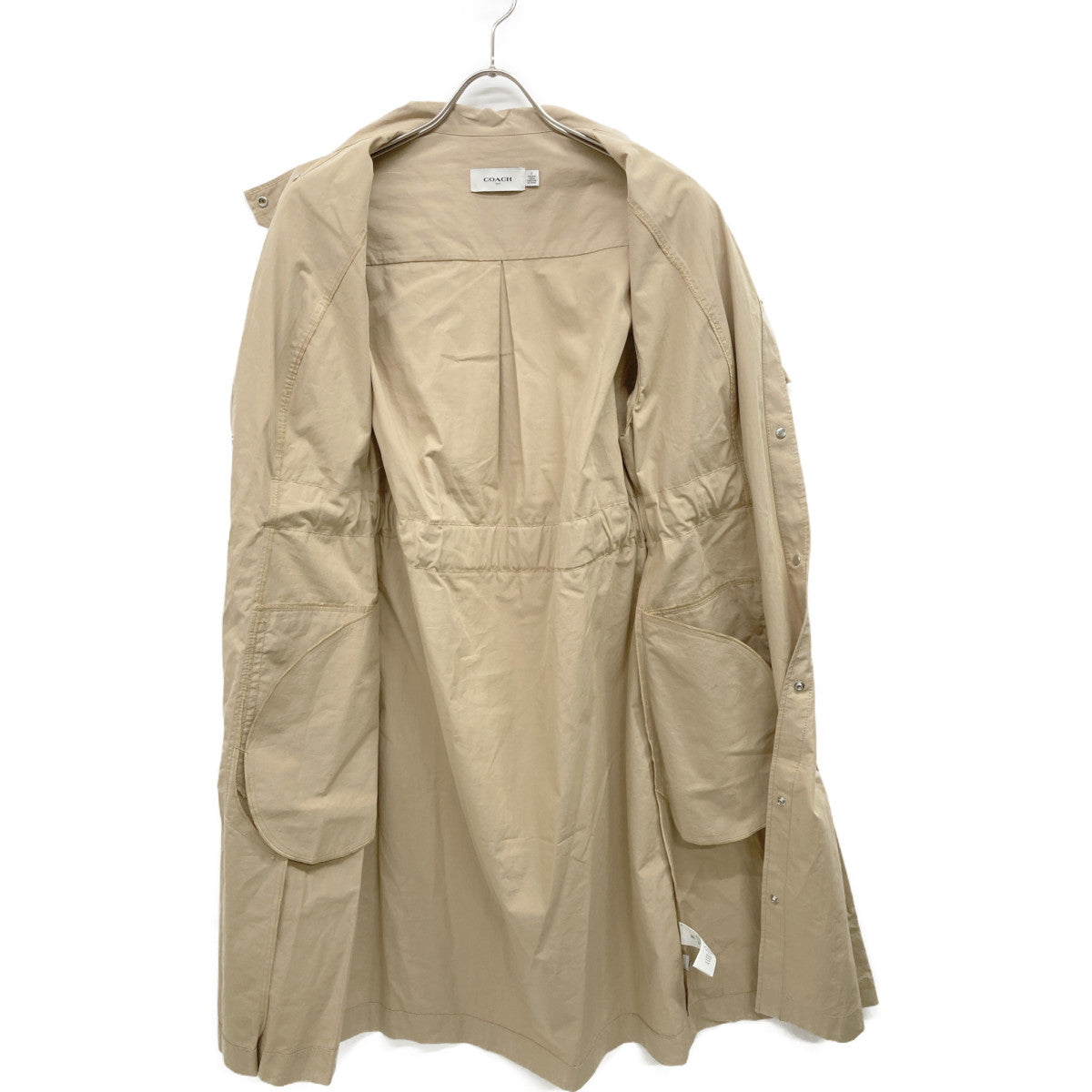 COACH コーチ 4222 ﾍﾞｰｼﾞｭ ﾛｰﾙｱｯﾌﾟﾍﾞﾙﾃｯﾄﾞｼｬﾂﾜﾝﾋﾟｰｽ ワンピース 2