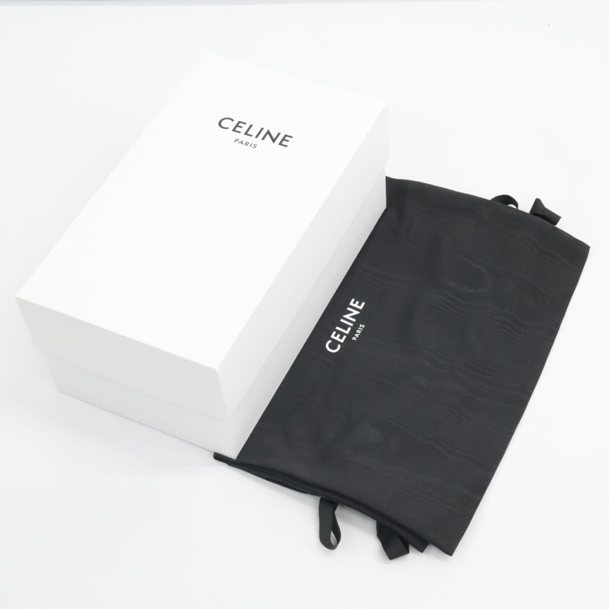 CELINE セリーヌ 【美品】ビリー チャンキーサンダル カーフスキン & テキスタイル シューズ 36