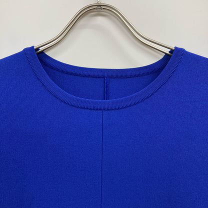 ADORE アドーア 531-5170320 25SS ﾌﾞﾙｰ ﾗｯﾌﾙﾍﾑﾆｯﾄ トップス 38