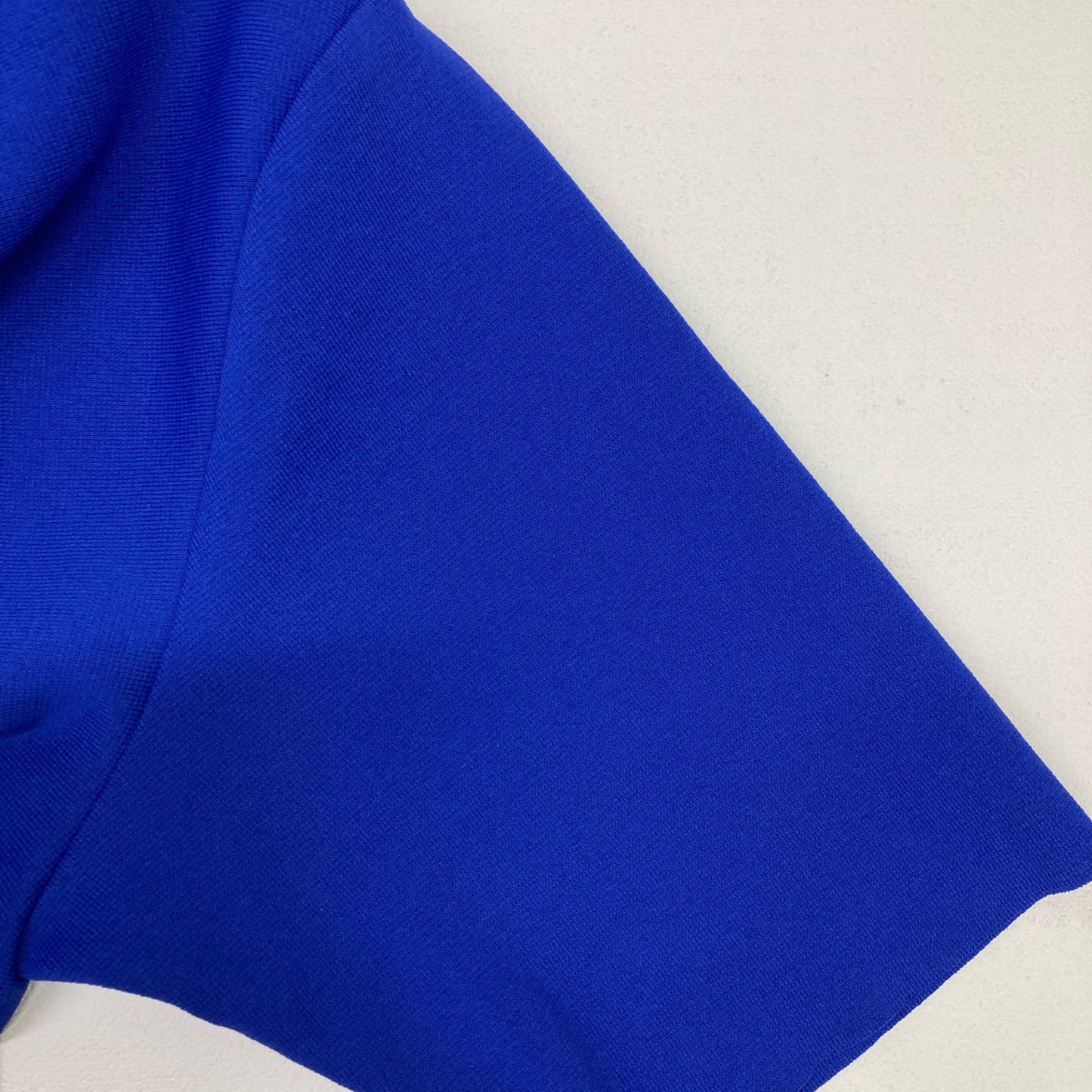 ADORE アドーア 531-5170320 25SS ﾌﾞﾙｰ ﾗｯﾌﾙﾍﾑﾆｯﾄ トップス 38