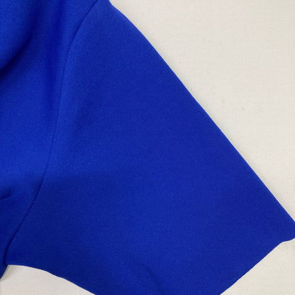 ADORE アドーア 531-5170320 25SS ﾌﾞﾙｰ ﾗｯﾌﾙﾍﾑﾆｯﾄ トップス 38