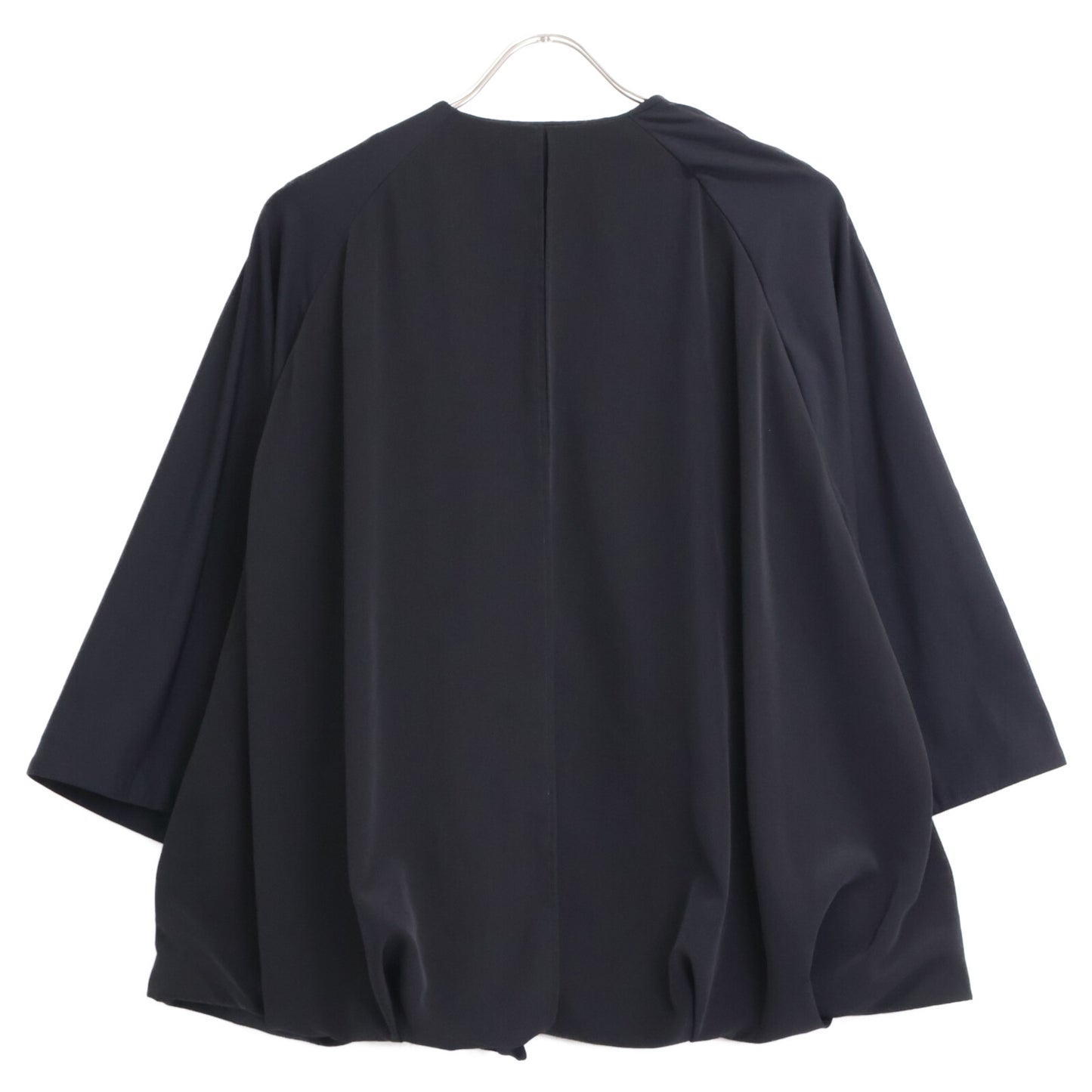 ADORE アドーア 531-4150022 23年製 ﾌﾞﾗｯｸ ﾒﾘﾙﾊｲﾃﾝｼｮﾝｼﾞｬｹｯﾄ ジャケット 38