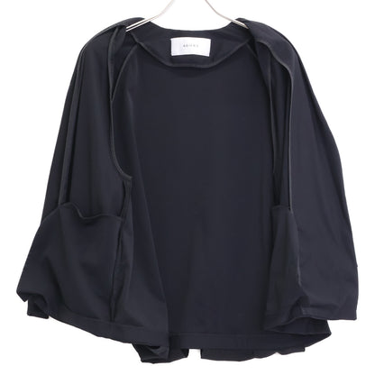 ADORE アドーア 531-4150022 23年製 ﾌﾞﾗｯｸ ﾒﾘﾙﾊｲﾃﾝｼｮﾝｼﾞｬｹｯﾄ ジャケット 38