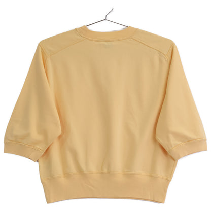 AURALEE オーラリー 【ﾛﾝﾊｰﾏﾝ別注】24SS ｲｴﾛｰ ELASTIC HIGH GAUGE SWEAT HALF SLEEVE ｽｳｪｯﾄ トップス 1