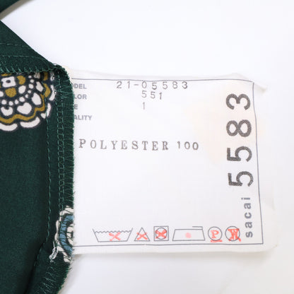 sacai サカイ 【美品】21-05583 小紋プリント バックシアー 半袖ブラウス/ トップス 1