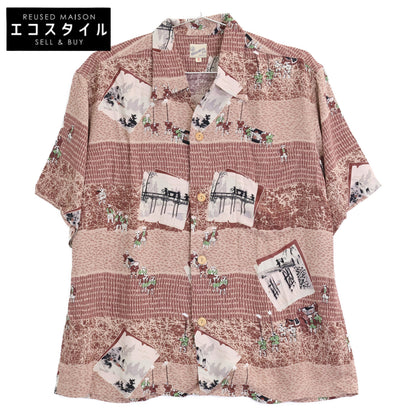 SUN SURF サンサーフ 【MUSASHIYA】SS30211 参勤交代 半袖ﾚｰﾖﾝ ｱﾛﾊｼｬﾂ トップス S