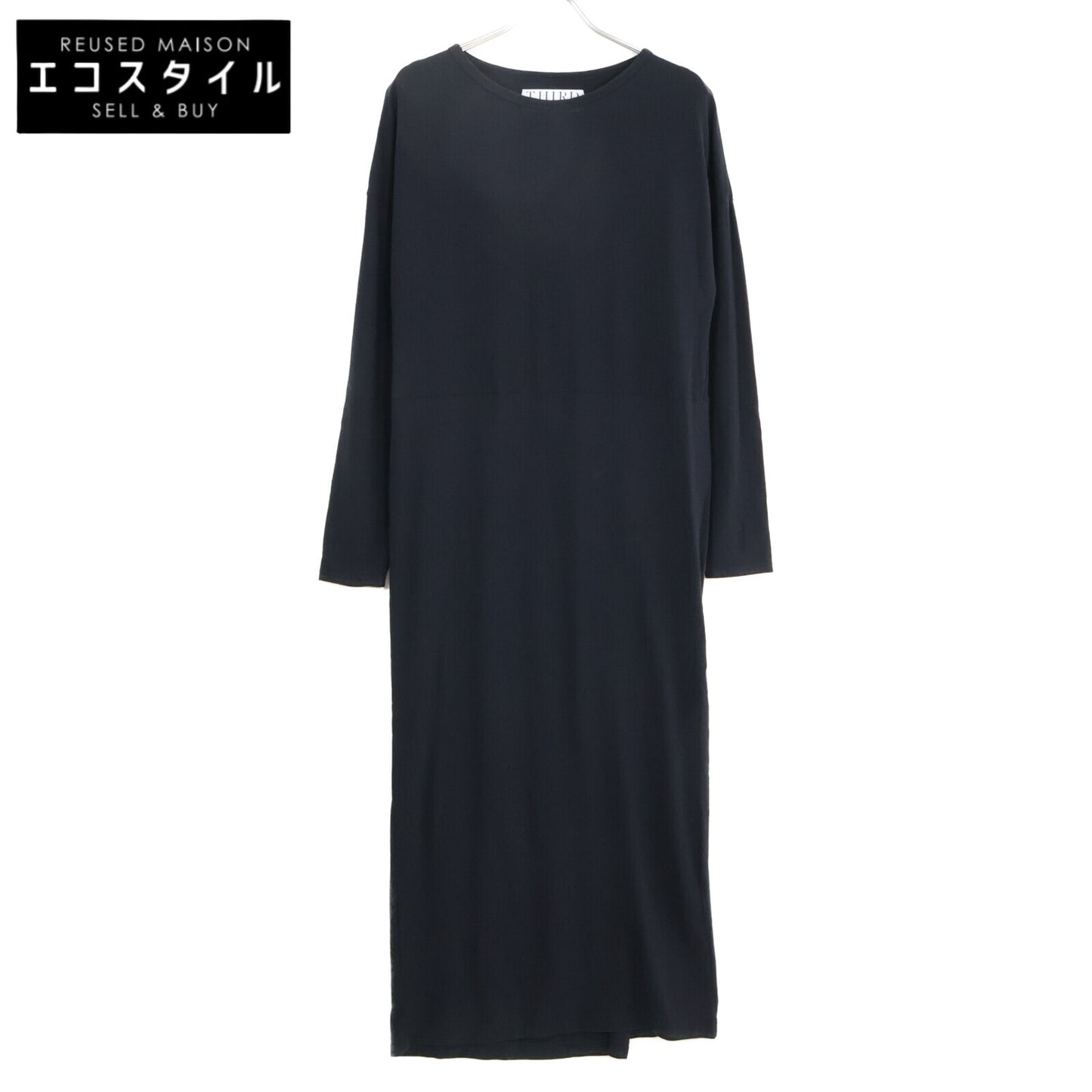 THIRD MAGAZINE サードマガジン A0833UA ﾌﾞﾗｯｸ ｸﾙｰﾈｯｸ ﾛﾝｸﾞｽﾘｰﾌﾞﾜﾝﾋﾟｰｽ ワンピース 2