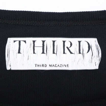 THIRD MAGAZINE サードマガジン A0833UA ﾌﾞﾗｯｸ ｸﾙｰﾈｯｸ ﾛﾝｸﾞｽﾘｰﾌﾞﾜﾝﾋﾟｰｽ ワンピース 2