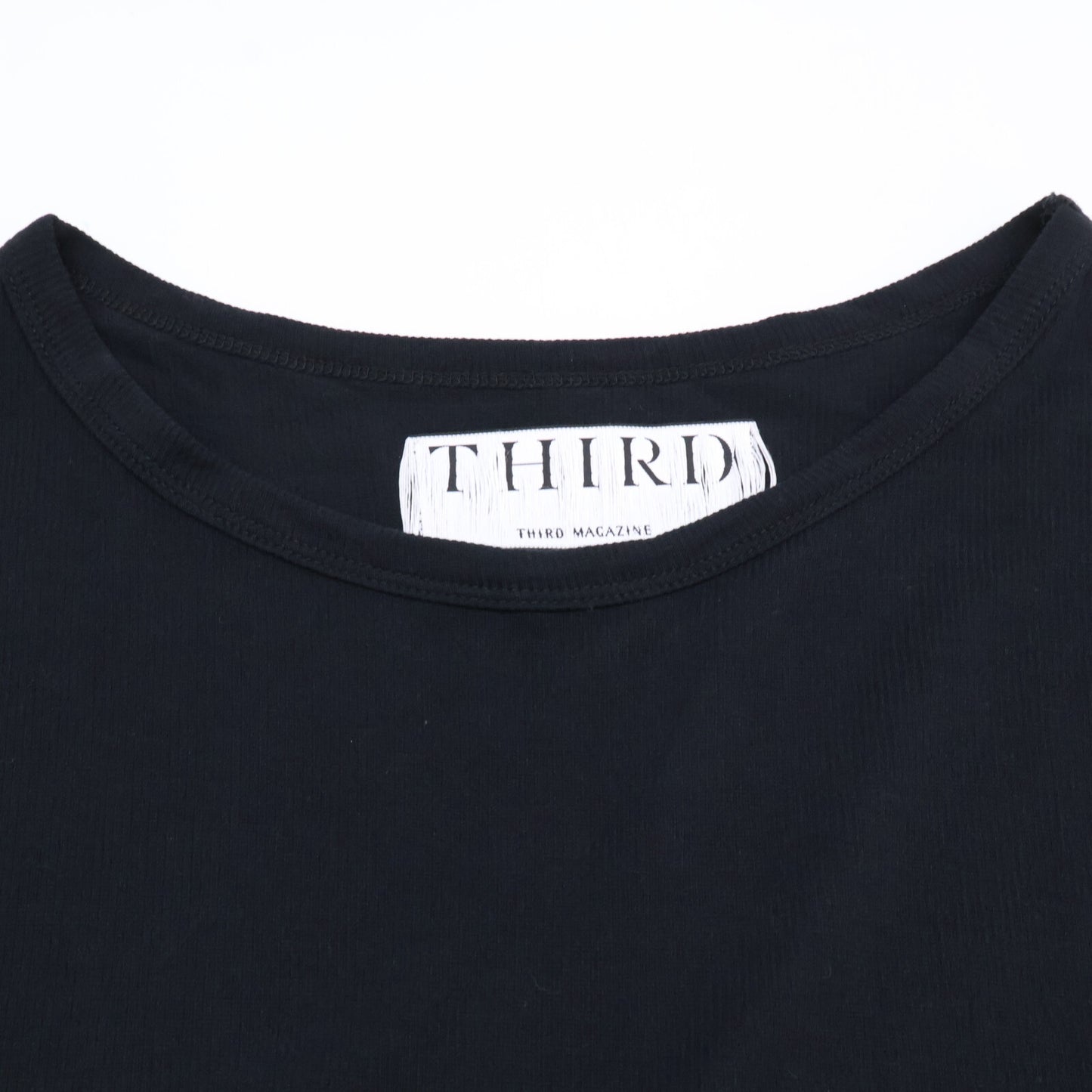 THIRD MAGAZINE サードマガジン A0833UA ﾌﾞﾗｯｸ ｸﾙｰﾈｯｸ ﾛﾝｸﾞｽﾘｰﾌﾞﾜﾝﾋﾟｰｽ ワンピース 2