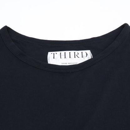 THIRD MAGAZINE サードマガジン A0833UA ﾌﾞﾗｯｸ ｸﾙｰﾈｯｸ ﾛﾝｸﾞｽﾘｰﾌﾞﾜﾝﾋﾟｰｽ ワンピース 2