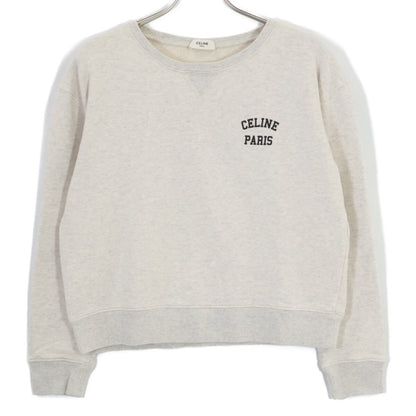 CELINE セリーヌ 【美品/国内正規】2Y31F765N エディ期 ロゴプリント ルーズ スウェットシャツ/ トップス S