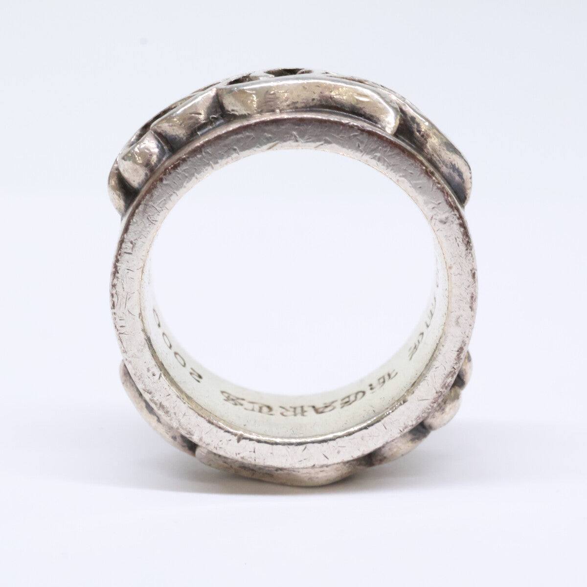 Chrome Hearts クロムハーツ 2000 925 ダブルナロー ヴァインバンド リング 指輪