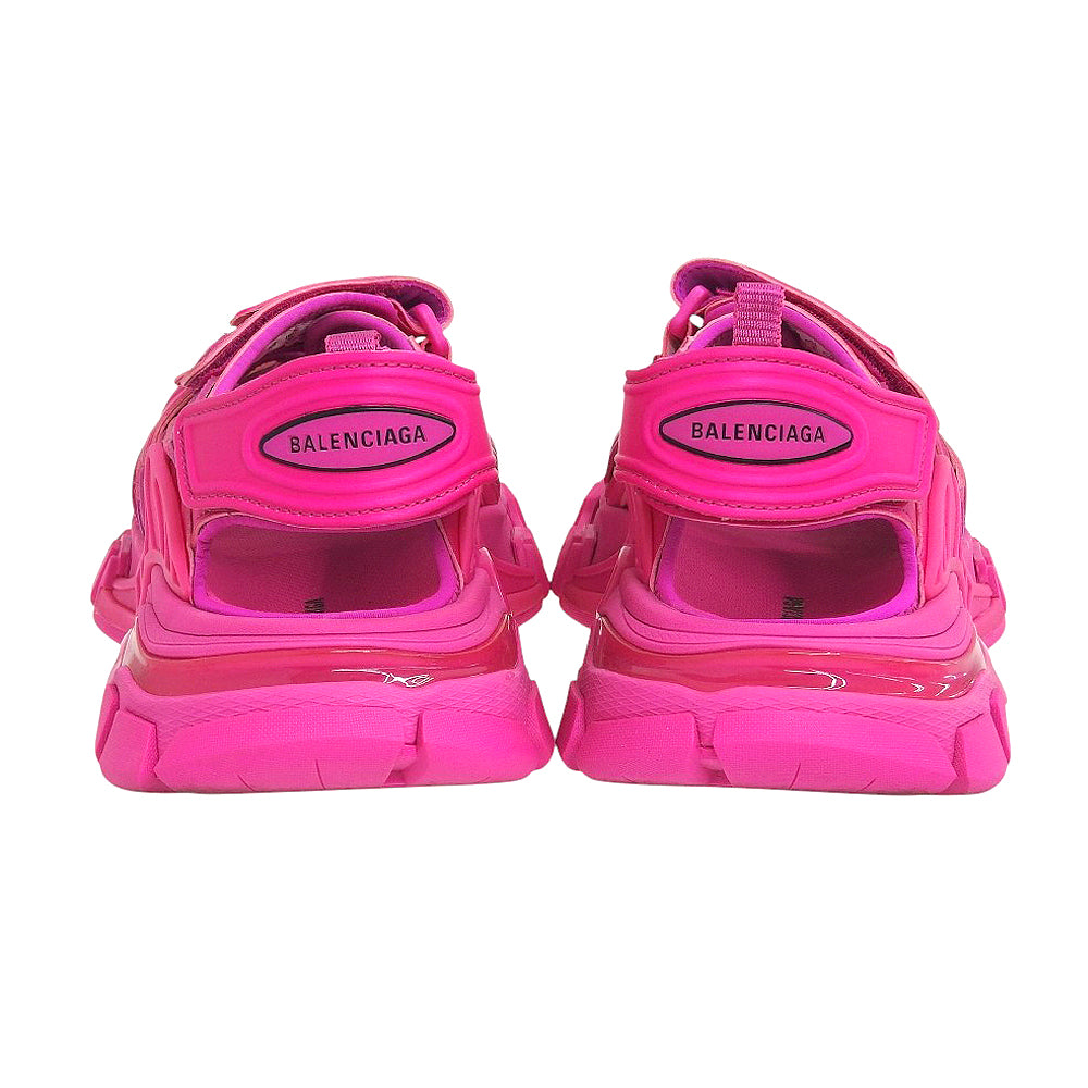 BALENCIAGA バレンシアガ 美品 Track Sandal トラックサンダル レディース ピンク 36 617543 パンプス 36