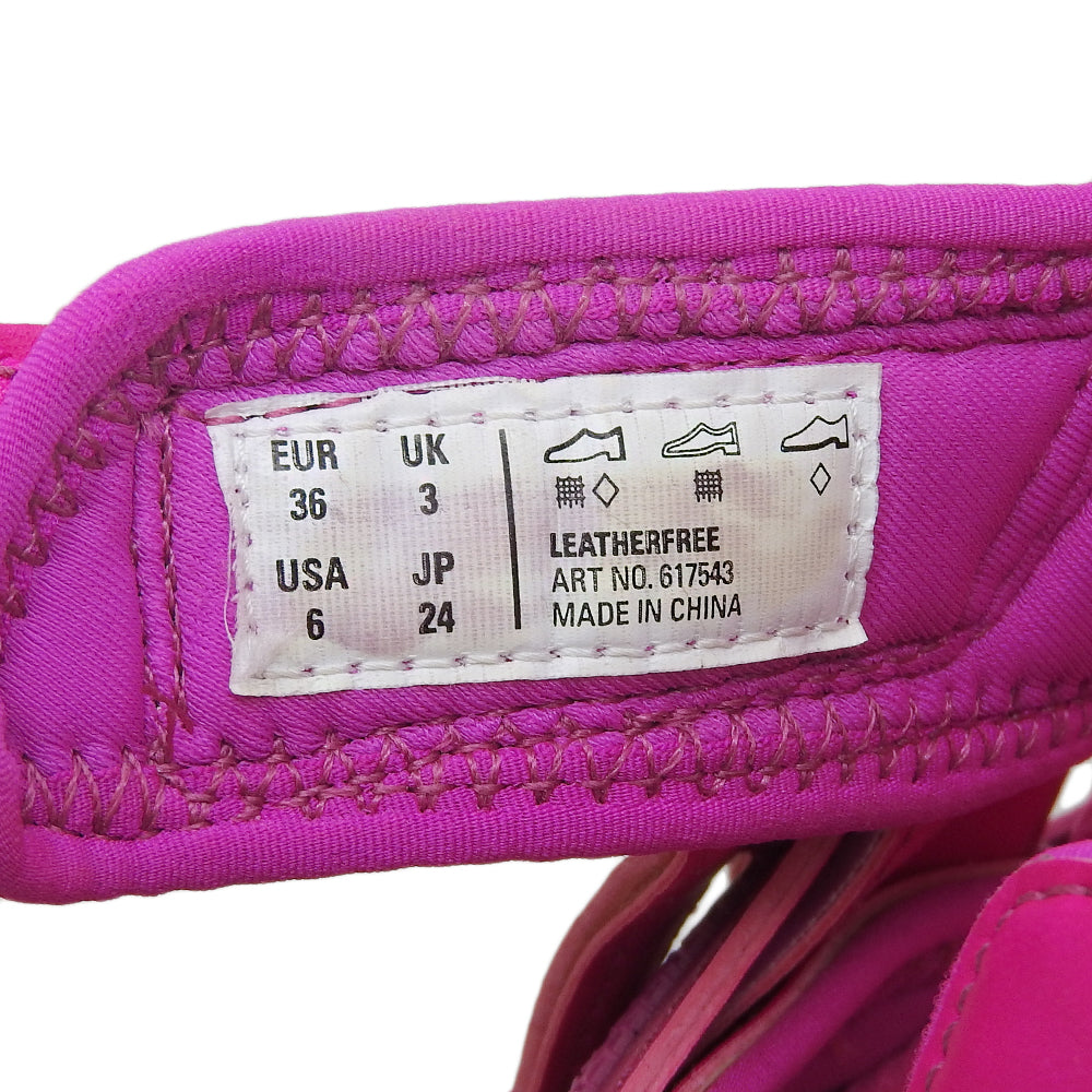 BALENCIAGA バレンシアガ 美品 Track Sandal トラックサンダル レディース ピンク 36 617543 パンプス 36