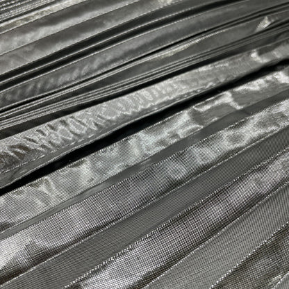 BALENCIAGA バレンシアガ 601169 19年 ｼﾙﾊﾞｰ ﾌﾟﾘｰﾂﾛﾝｸﾞｽｶｰﾄ スカート 34