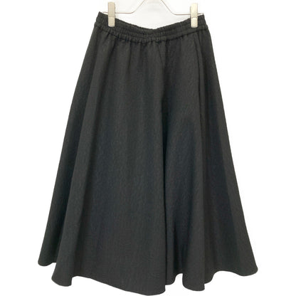 Aveniretoile アベニールエトワール S442-008 ﾌﾞﾗｯｸ ﾎﾟﾘｴｽﾃﾙ×ﾚｰﾖﾝ ｼﾞｵﾒﾄﾘｯｸｳｴｽﾄｺﾞﾑｽｶｰﾄ スカート 38