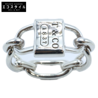TIFFANY&Co. ティファニー 新品同様 925 1837スモール ダブルロック リング 指輪