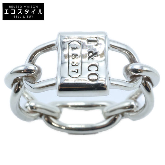TIFFANY&Co. ティファニー 新品同様 925 1837スモール ダブルロック リング 指輪