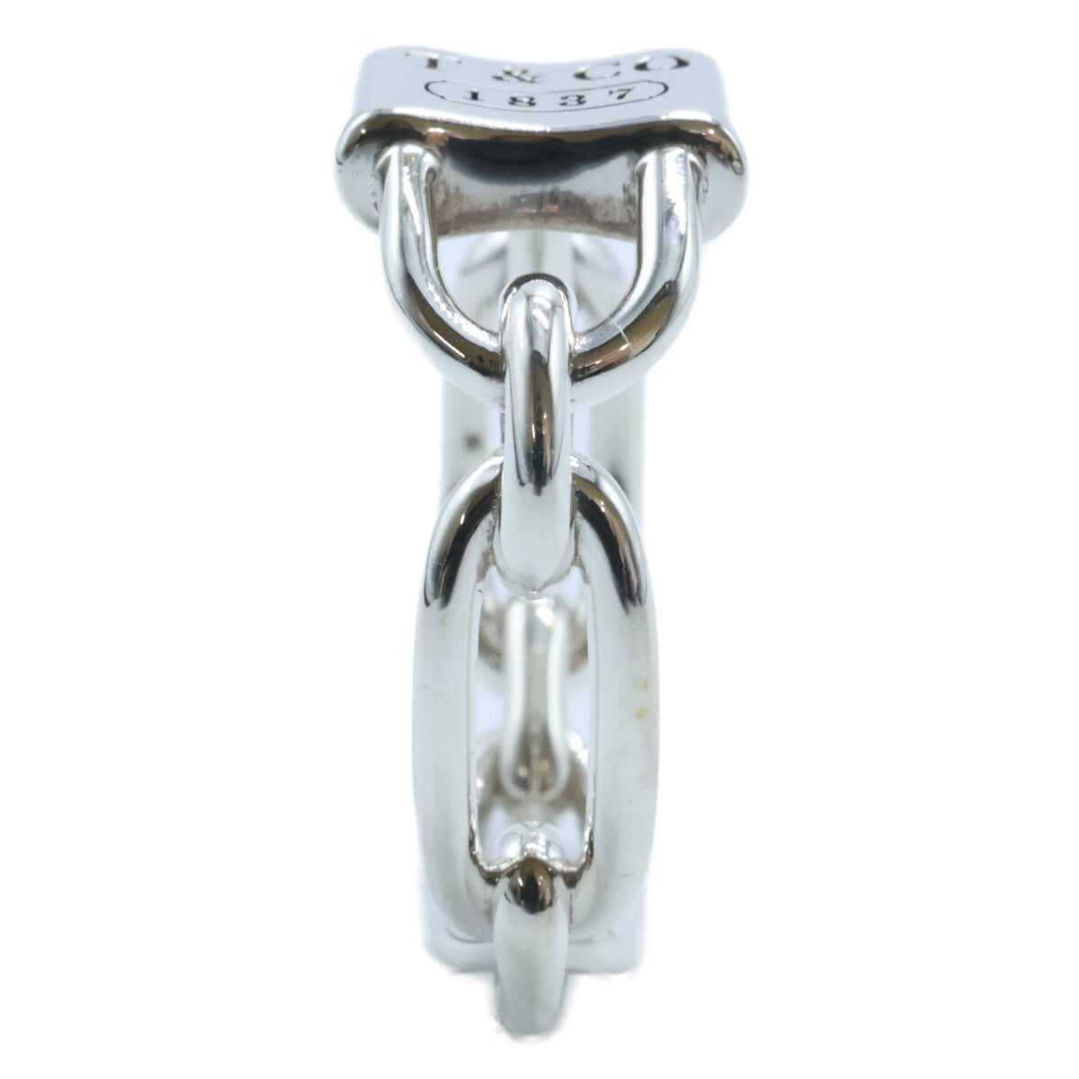 TIFFANY&Co. ティファニー 新品同様 925 1837スモール ダブルロック リング 指輪