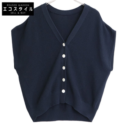 BALLSEY ボールジー ﾈｲﾋﾞｰ ｺｯﾄﾝ混 ﾘﾘﾔｰﾝ Vﾈｯｸﾍﾞｽﾄ ベスト S