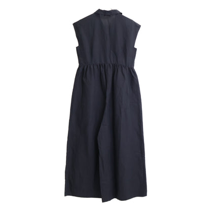 BALLSEY ボールジー 24年製 ﾌﾞﾗｯｸ ﾘﾈﾝ混 ﾑｰﾌﾞ ﾃｰﾗｰｶﾗｰｵｰﾙｲﾝﾜﾝ オールインワン 36