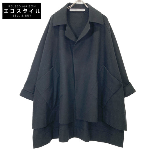 COGTHEBIGSMOKE コグザビッグスモーク ﾌﾞﾗｯｸ ｳｰﾙ SQUARE COAT コート 記載無し