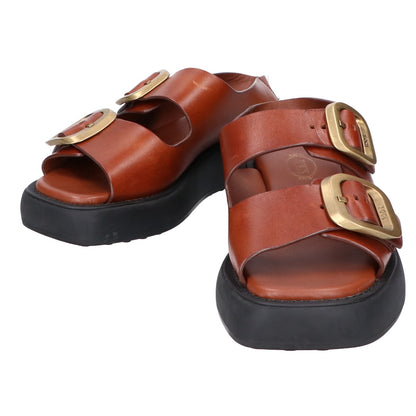 TOD'S トッズ XXW11K0FH50NHVS010 ダブルバックル サンダル 35 1/2