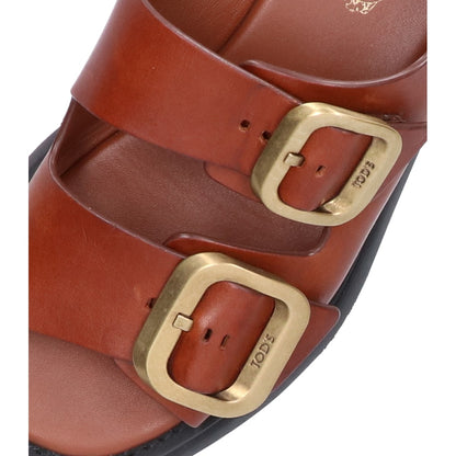 TOD'S トッズ XXW11K0FH50NHVS010 ダブルバックル サンダル 35 1/2