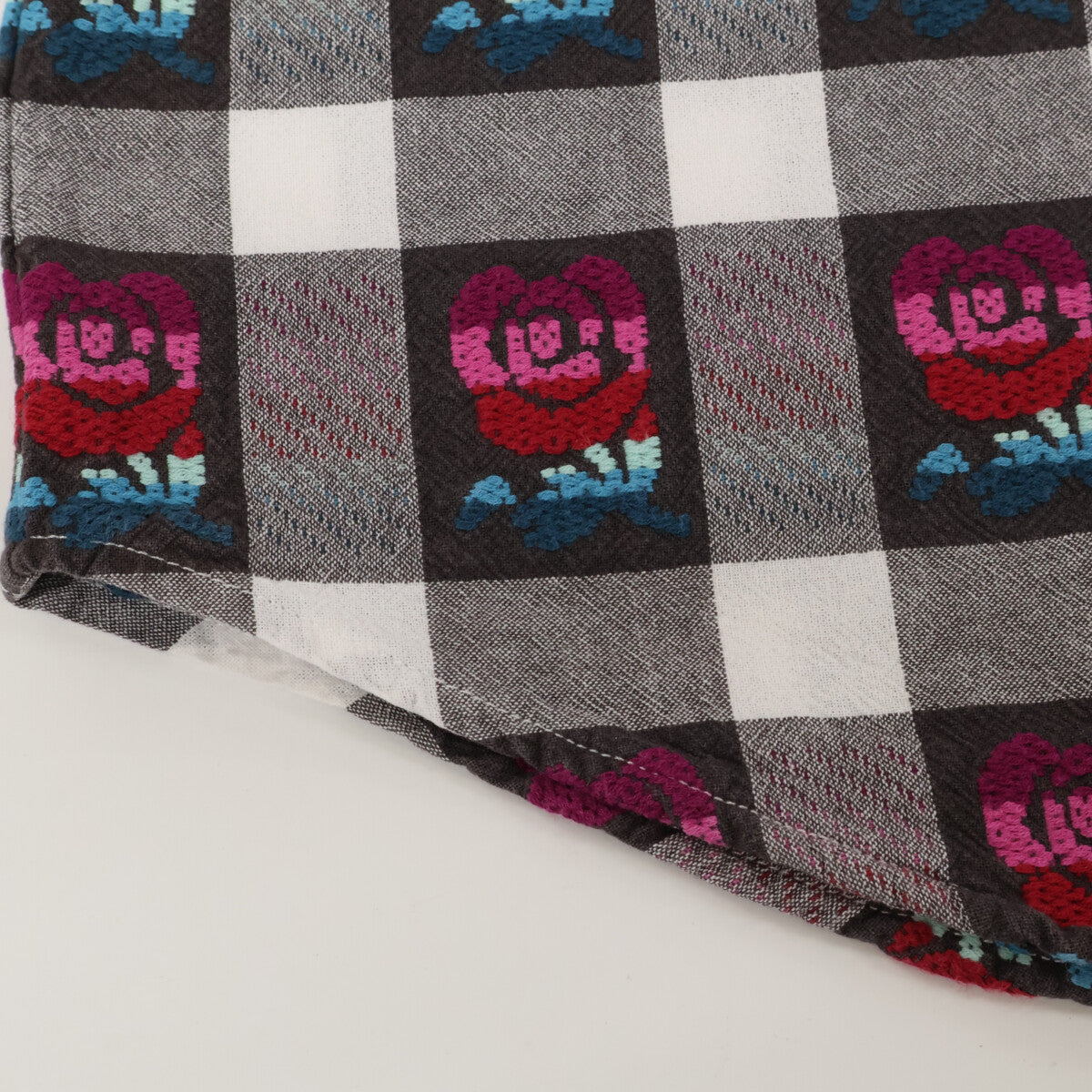 Supreme シュプリーム 19SS ｸﾞﾚｰ ｺｯﾄﾝ Rose Buffalo Plaid Shirt トップス S