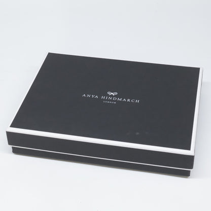 Anya Hindmarch アニヤ ハインドマーチ 【美品】ZIP TOP POUCH SMILEY パンチングスマイル ジップトップ ポーチ