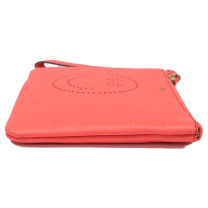 Anya Hindmarch アニヤ ハインドマーチ 【美品】ZIP TOP POUCH SMILEY パンチングスマイル ジップトップ ポーチ