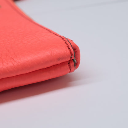 Anya Hindmarch アニヤ ハインドマーチ 【美品】ZIP TOP POUCH SMILEY パンチングスマイル ジップトップ ポーチ