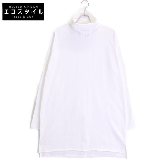 S'YTE サイト UV-T05-088 ﾎﾜｲﾄ ｺｯﾄﾝ ﾊｲﾈｯｸ ﾛﾝｸﾞｽﾘｰﾌﾞｶｯﾄｿｰ トップス 3