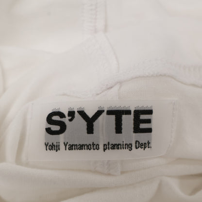 S'YTE サイト UV-T05-088 ﾎﾜｲﾄ ｺｯﾄﾝ ﾊｲﾈｯｸ ﾛﾝｸﾞｽﾘｰﾌﾞｶｯﾄｿｰ トップス 3