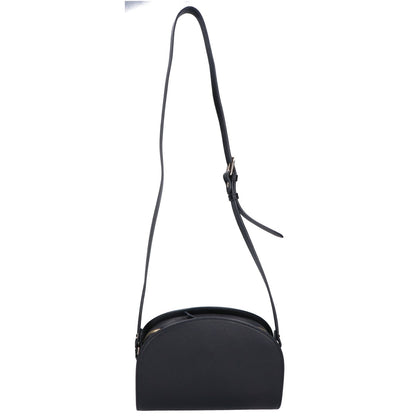 A.P.C. アーペーセー ハーフムーン サフィアーノレザー ショルダーバッグ