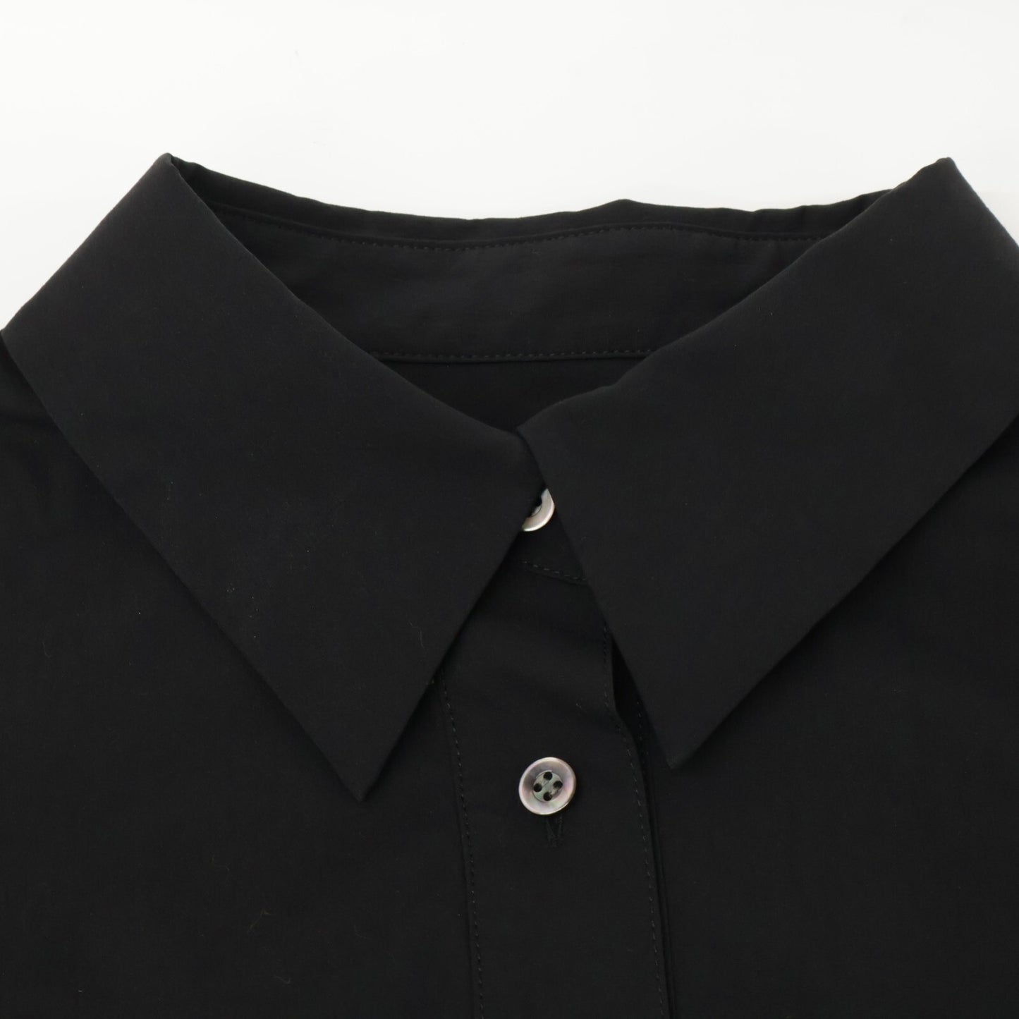 ADORE アドーア 531-2140312 ﾌﾞﾗｯｸ ｺｯﾄﾝﾅｲﾛﾝｷﾞｬｻﾞｰｹｰﾌﾟｼｬﾂﾄﾞﾚｽ ワンピース 38