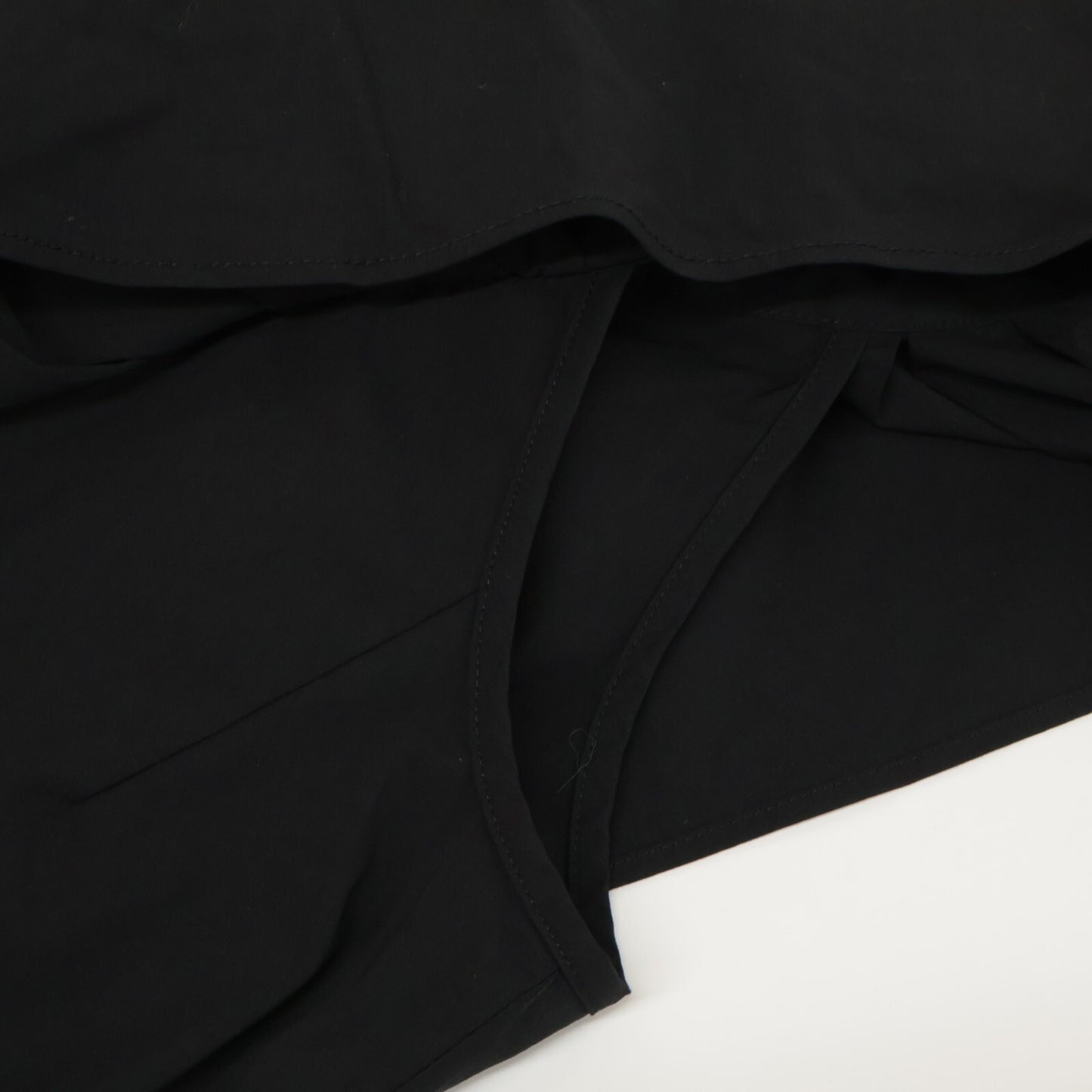 ADORE アドーア 531-2140312 ﾌﾞﾗｯｸ ｺｯﾄﾝﾅｲﾛﾝｷﾞｬｻﾞｰｹｰﾌﾟｼｬﾂﾄﾞﾚｽ ワンピース 38