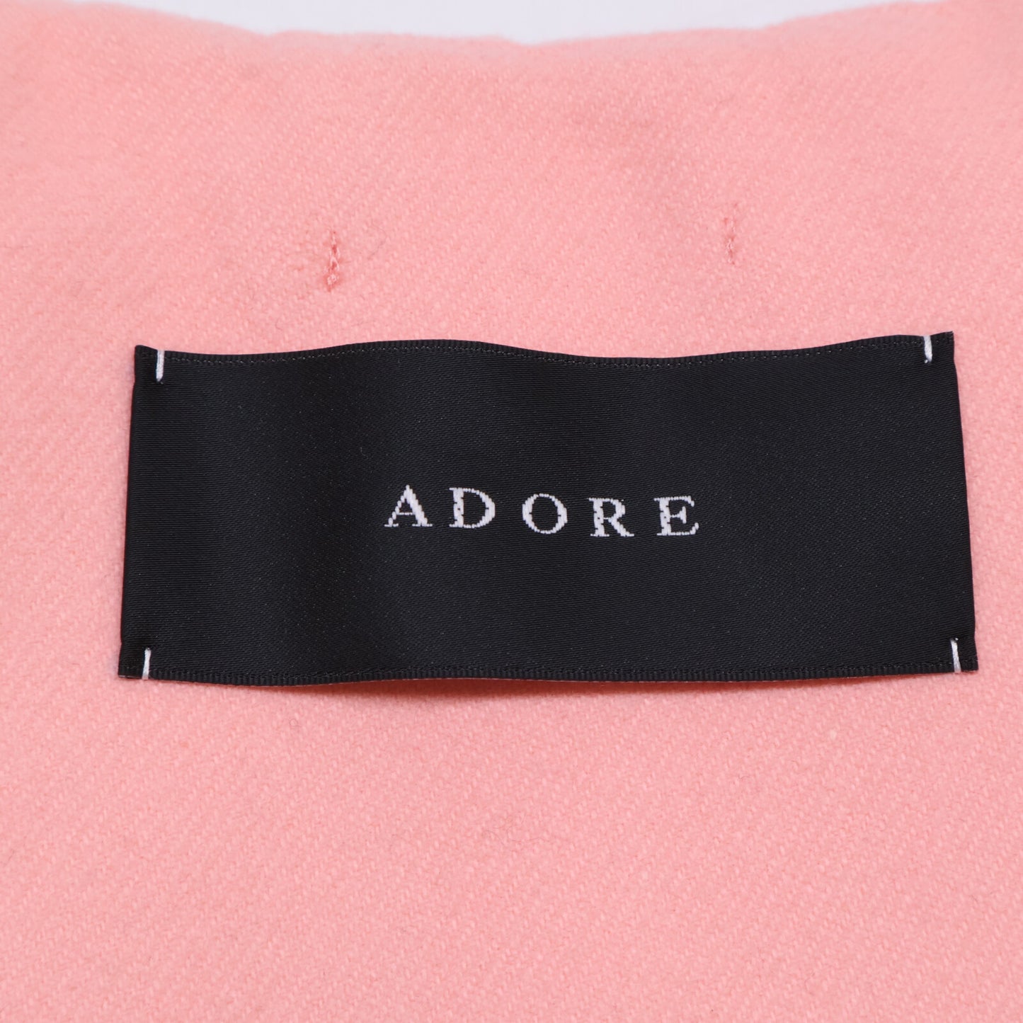 ADORE アドーア 531-1250932 スーパー180メルトン ノーカラー ジャケット 38