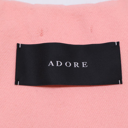 ADORE アドーア 531-1250932 スーパー180メルトン ノーカラー ジャケット 38
