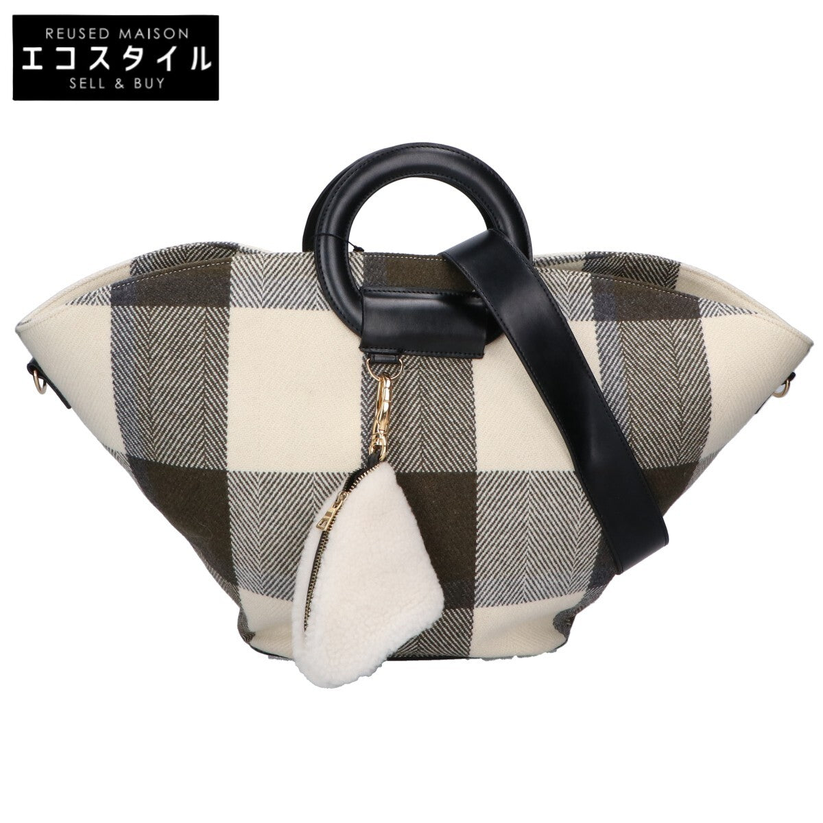 ADORE アドーア 【美品】5319280900 トスカニアチェック トートバッグ