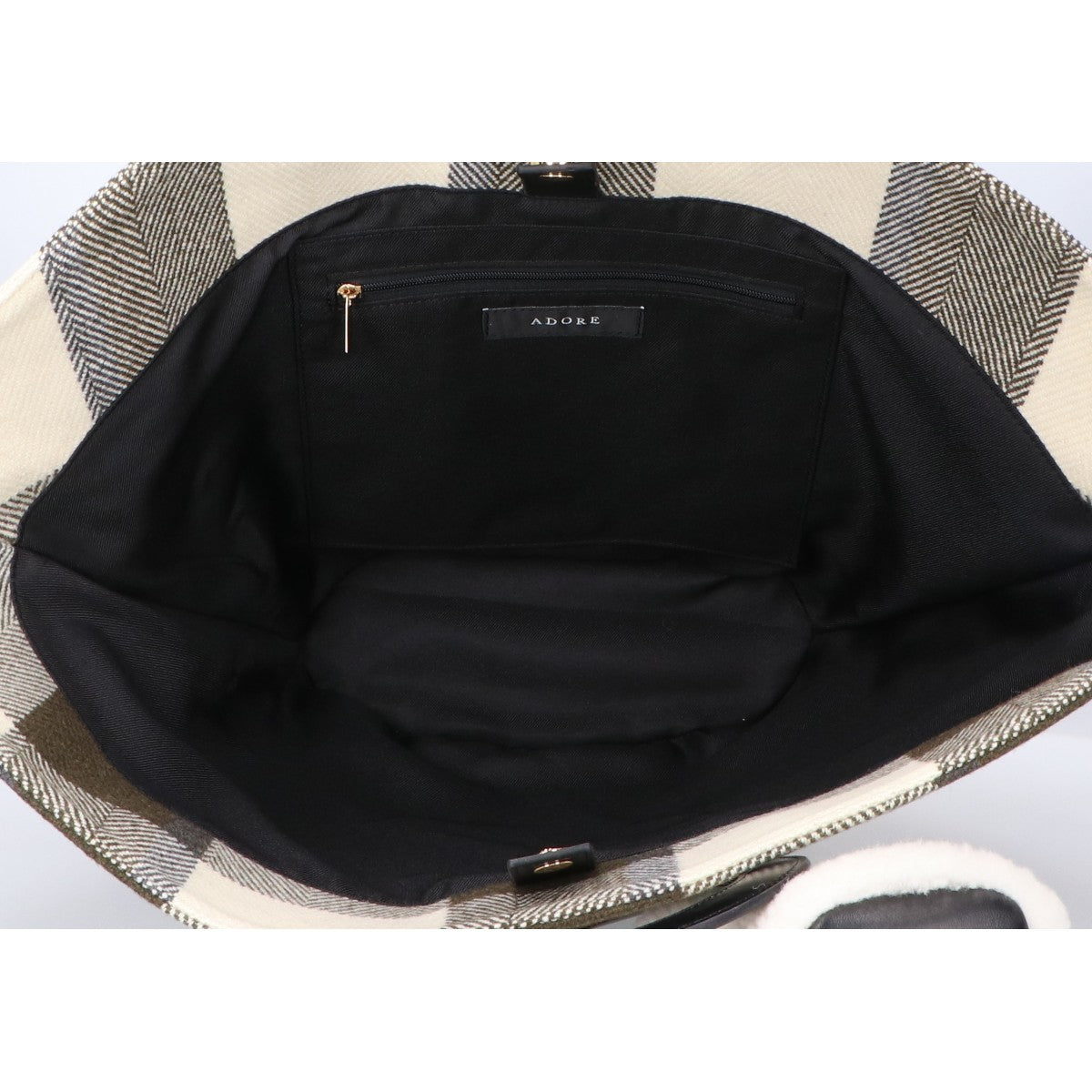 ADORE アドーア 【美品】5319280900 トスカニアチェック トートバッグ