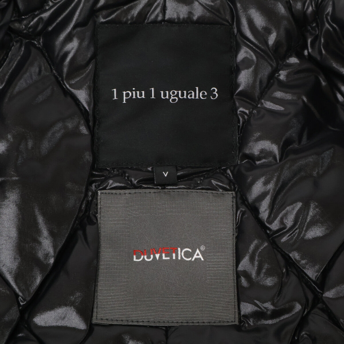 1piu1uguale3 ウノピゥウノウグァーレトレ 【×ﾃﾞｭﾍﾞﾃｨｶ】MRC040 ｸﾞﾚｰ LIMONTA JAQUARD NYLON CHESTER COAT ﾁｪｽﾀｰｺｰﾄ コート V