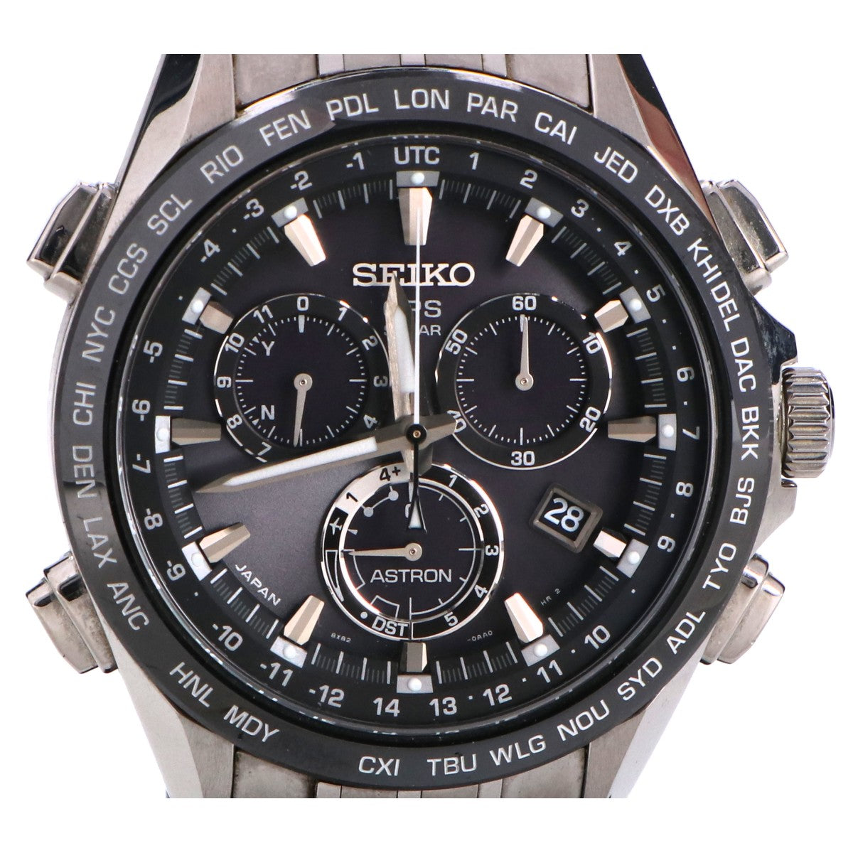 SEIKO セイコー SBXB003 ASTRON/アストロン プレステージライン チタン クロノグラフ デュアルタイム GPSソーラー 腕時計