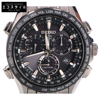 SEIKO セイコー SBXB003 ASTRON/アストロン プレステージライン チタン クロノグラフ デュアルタイム GPSソーラー 腕時計
